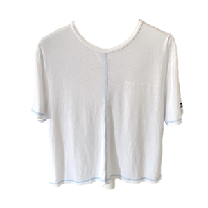 P.E NATION White Short Sleeve Shirt